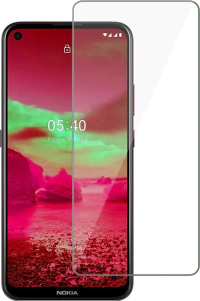 Screenprotector geschikt voor Nokia 5.4 - Screenprotector geschikt voor Nokia 5.4 Gehard Glas - 1 Stuk