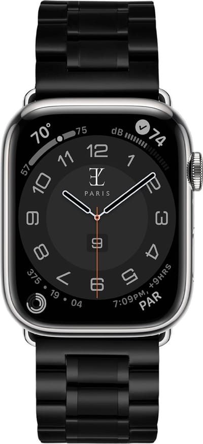 Elysian horlogebandje geschikt voor Apple Watch - Schakelband - 316L Roestvrij Staal - 22mm - Quick Release - Verstelbaar - Series 1/2/3/4/5/6/7/8/9/10/11/SE/Ultra(2/3) - Apple Watch Bandje 42/44/45/49mm