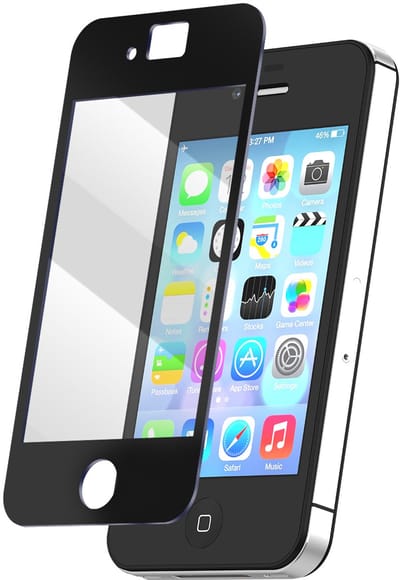 Moshi, Screenprotector geschikt voor iPhone 4 S / 4 - Anti-Reflectie, Zwart