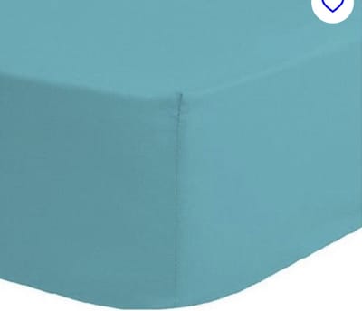 Bed Care Jersey Stretch Hoeslaken - 200x200/220 - 100% Katoen - 40CM Hoekhoogte - Turquoise