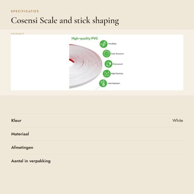 Dailygoods- Wandafwerking - Wandlijst/Sierlijst - Schaal en Plak - Decoratieve Trim - Makkelijk te Bevestigen - Interieurdecoratie