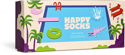 Happy Socks - 4-Pack Pool Party Sock Gift Set maat 36-40