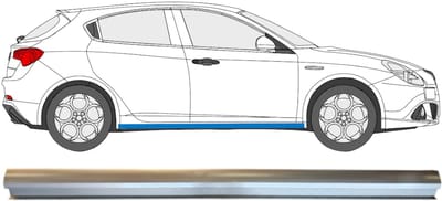 Reparatie dorpel onderste deel voor Alfa Romeo Giulietta 2010-2020 / Rechts