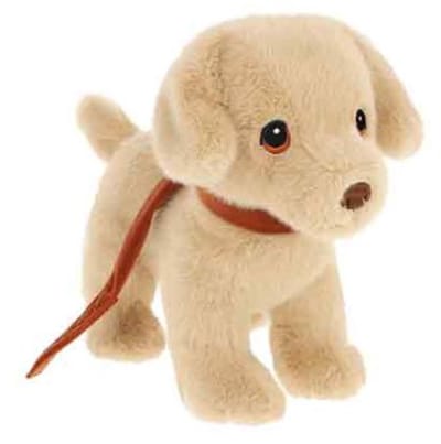 Keel Toys Puppy Love in Lead Labrador - 23 cm - Dieren knuffelbeesten