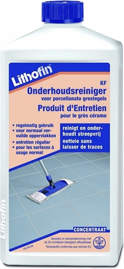 Lithofin - KF Onderhoudsreiniger - Onderhoud volkeramisch KERAMISCHE TEGELS - 1L