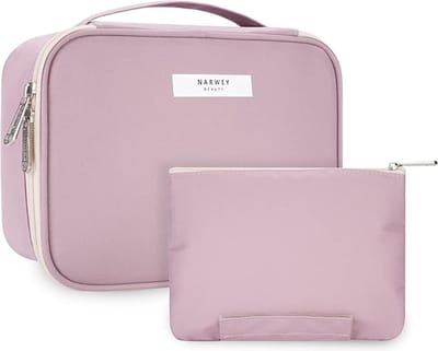 Homesy - Toilettas voor op reis, grote make-uptas, reizen, draagbaar, voor mannen en vrouwen - Roze