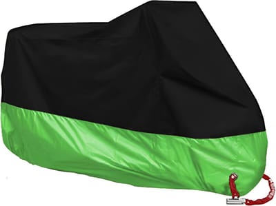 E-shop4u® - Motorhoes - Scooterhoes - Beschermhoes - Motorfiets hoes Waterdicht Buiten - Motor Hoes - Motorhoes Waterdicht - Fietshoes - 2 Fietsen- UV-Bescherming - - Maat 2XL - Groente