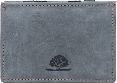 Greenburry Vintage Portemonnee Leder 7.5 cm - Jongens - Horizontaal - steel blue