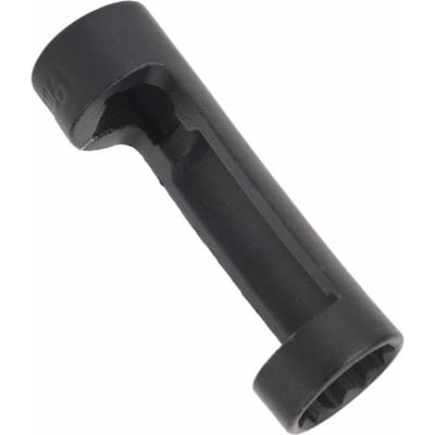 Veermoer Dopsleutel Hoge Sterkte Efficiënt 12 Punten 81mm Gereedschap voor Verwijderen Veerpoot Universele Pasvorm 19mm black