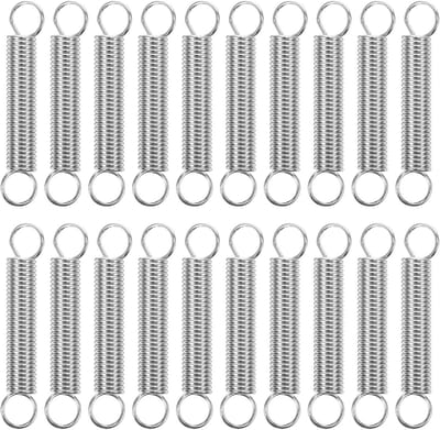 Spanveren Set - Trekveren Bumperveren - Landbouw Machines - Stabiele Elastische Ondersteuning - 20 stuks - Zilver
