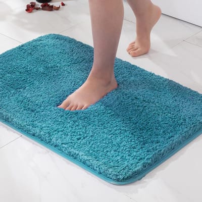 Badmat - Voetmat Douchemat - Badkamer Comfort - Super absorberend - 50 x 80 cm - Turquoise
