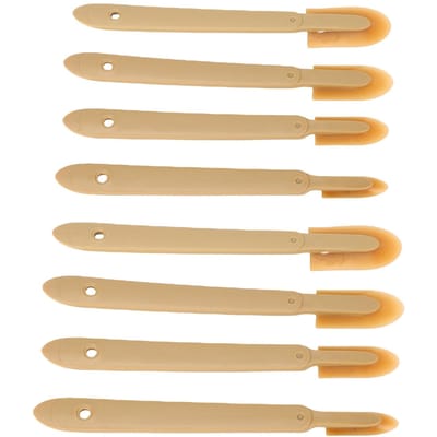 8 Stuks Voegkit Spatel Verdeelmes Herbruikbare PU Tips Voegkit Afwerkingsgereedschap 4 Maten voor beige