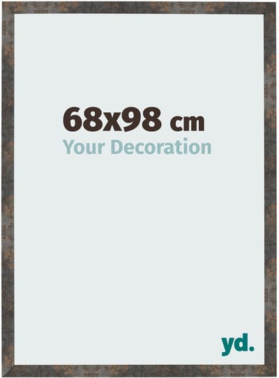 Your Decoration - Fotolijst 68x98 cm - MDF - Geoxideerd Metaal - Bologna