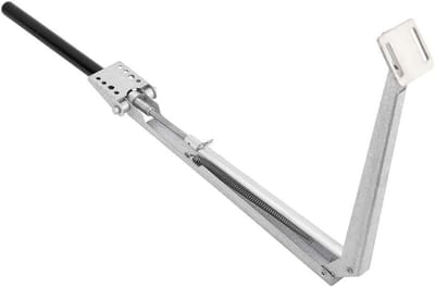 Automatische Kasopener - Zonneventilatie Opener - Optimale Plantengroei - Zonne-energie Gestuurd - Max 45cm Opening - Zilverkleurig