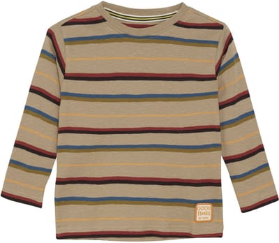 Noppies T-shirt Ranlo - Stripe Pattern Off White - Maat 128
