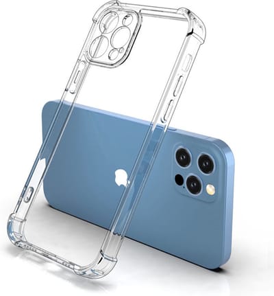 Hoesje geschikt voor Apple iPhone 15 Pro - Techsuit Shockproof Silicone Back Cover - Transparant