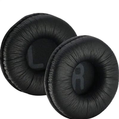 Oorkussens Geschikt voor JBL T450BT/T500BT/Tune 600BTNC leren hoofdtelefoon, vervangende kussens, zwart