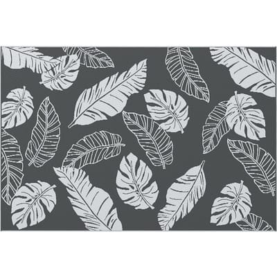 4goodz Waterbestendig Buitenkleed met Draagtas 182x274 cm - Grijs