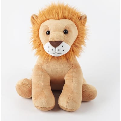 1/17cm/25cm/30cm Super Zacht Leeuwen Pluche Speelgoed Pluizig Knuffeldier voor Kinderen Knuffelkussen Verjaardagscadeaus 17cm oranje