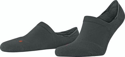 FALKE Cool Kick onzichtbar eenkleurig functioneel materiaal footies unisex grijs - maat 39-41
