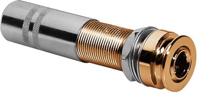 Boston EPJ-48-GD Eindknop Output Jack Akoestische Gitaar 4-Polig 6.3mm Goud