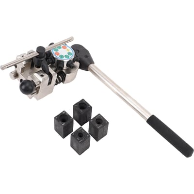 Kit d'outil professionnel pour évasement de conduites de frein 45 Degrés Simple Bulle Double Bulle Jeu d'outils pour 3/16 po 1/4 po 5/16 po 3/8 po black