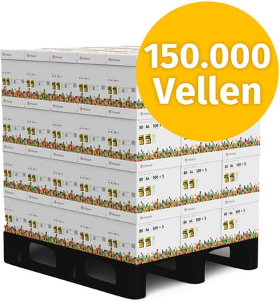 NIEUW: Infowerk Printerpapier Kopieerpapier 150000 Vel 60 x 2500 A4 Premium Extra Wit CIE 160 Testwinnaar PEFC-gecertificeerd