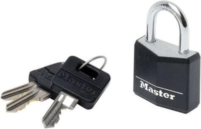 Hangslotje Mini - Hangslot met 3 sleutels - Masterlock 1270WLOCK1