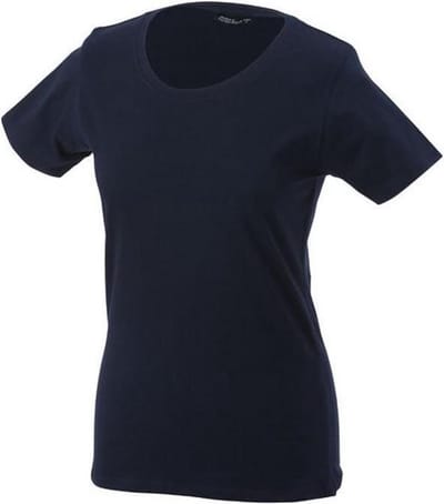 James and Nicholson Dames/dames Basic T-Shirt (Marine)