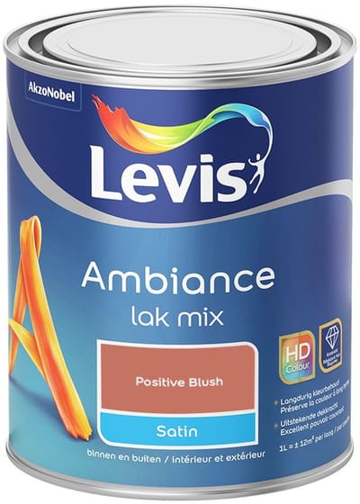 Levis - Ambiance Lak Satin Mix - Positive Blush - Mengverf - 1 L