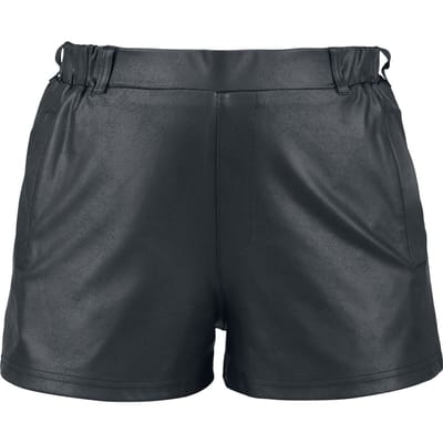 Black Premium by EMP Shorts - Essential - faux leather - S tot XXL - voor Vrouwen - zwart