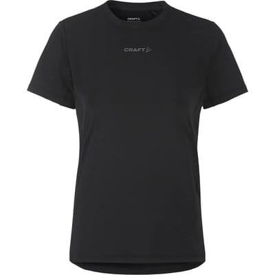 Craft Adv Essence 2 Hardloopshirt Dames - Zwart | Maat: S