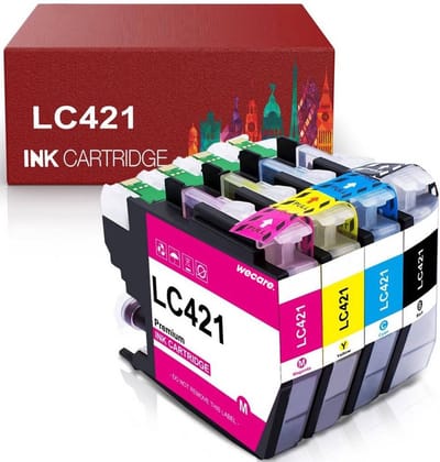 4-pack | Geschikt voor Brother LC-421XL Multipack inktcartridges - Geschikt voor DCP-J 1050DW 1140DW 1800DW MFC-J 1010DW