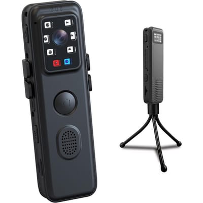 1080P WiFi Bodycamera met Audio- en Video-opname Draagbare Bodycam Mini Camcorder met Rood zwart