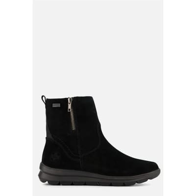 Rieker Tex Enkellaarsjes zwart Suede - Dames - Maat 39