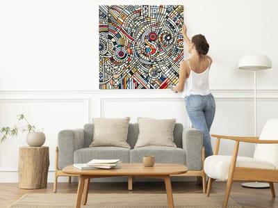 Kunstprint | Wanddecoratie | Dibond | 20 × 20 cm