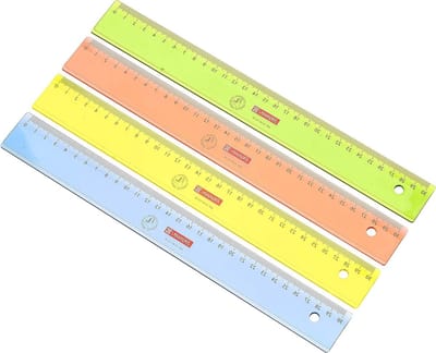 Liniaal Set - Meetlatten Links - Nauwkeurig Meten - Speciaal Ontwerp - 30 cm - Transparant