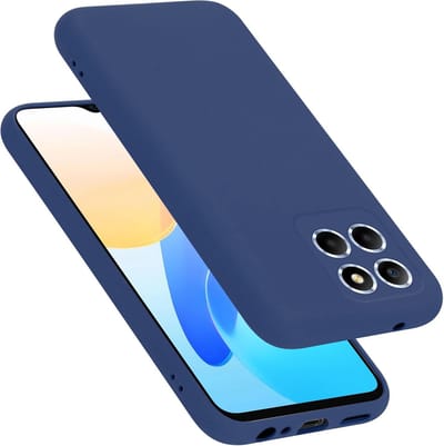 Cadorabo Hoesje geschikt voor Honor X8 5G in LIQUID BLAUW - Beschermhoes gemaakt van flexibel TPU silicone Case Cover