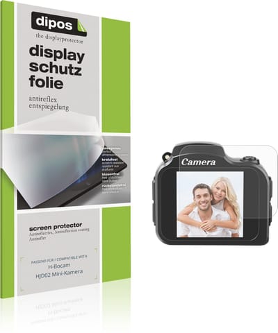 dipos – 4x Matte Beschermfolie geschikt voor H-Bocam HJD02 Mini-Kamera | Krasbestendige & antireflecterende Screenprotector Ultra-Thin
