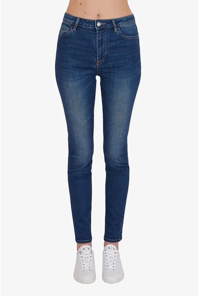 Armani Exchange 8nyj24_y2tbz Spijkerbroek Blauw 26 / Regular Vrouw