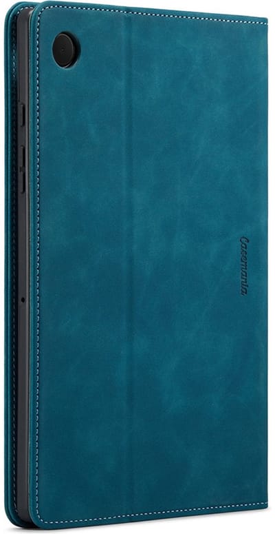 CaseMania Bookcase hoesje geschikt voor Samsung Galaxy Tab A11+ - Effen Groen - Kunstleer