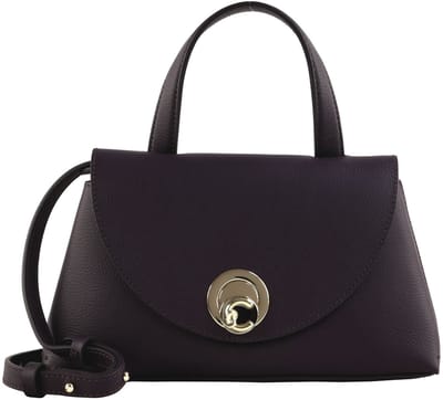 COCCINELLE Leren schoudertas Nikla Handbag Double Grainy Leather Prune / Ribes donkerpaars