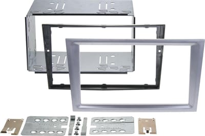 2-DIN Paneel geschikt voor Opel / Nissan/ Renault / Subaru / Suzuki - Kleur: Mat Chrome