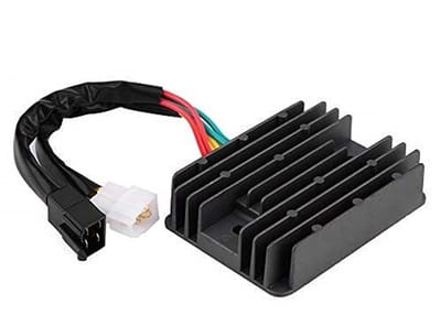 OmGoods - Dailygoody - Terisass 4 Pin 12V Voltage Regulator voor Motoren - Aluminium, Geschikt voor Diverse Modellen