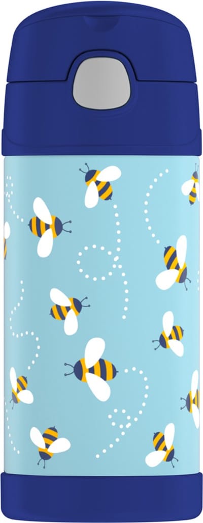 THERMOS drinkfles FUNTAINER met rietje, bijenprint