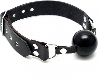 Bondage Play - mondknevel met siliconen bal