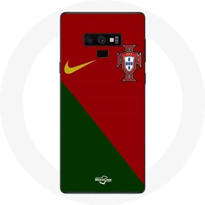 Coque - MANIACASE - Samsung Galaxy Note 9 - Souple - Maillot Nike Portugal - Blanc