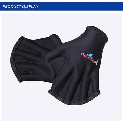Plongée natation surf gants palmés palmes d'entraînement en néoprène main Paddle surf