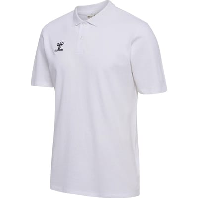 Hummel Mann Polo Regular Fit mit traditionellem Kraag Logo Stretch
