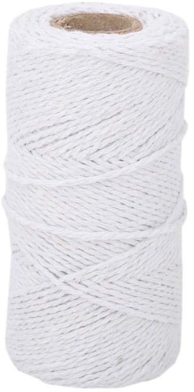 Dailygoods- Jute Touw 100m - Henneptouw - DIY Kunst - Tuinieren - Cadeauverpakking - Dikte 1-2 mm - Natuurlijke Kleur